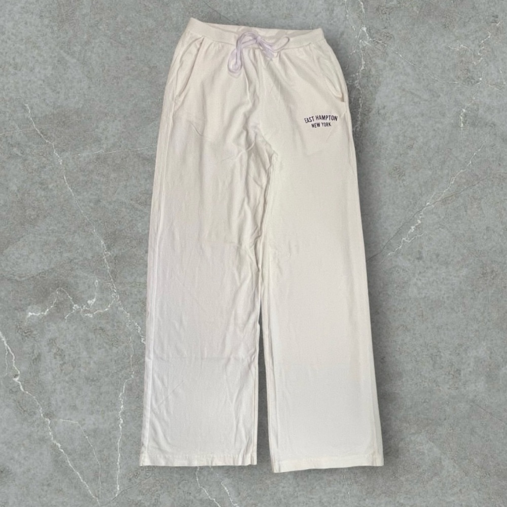 NWOT Spirit Jersey East Hampton NY Wide Leg Jersey Pants